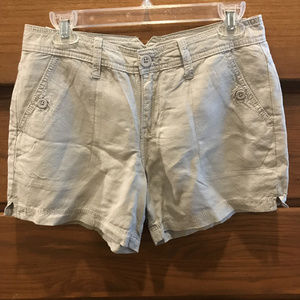 Calvin Klein grey linen shorts size 4